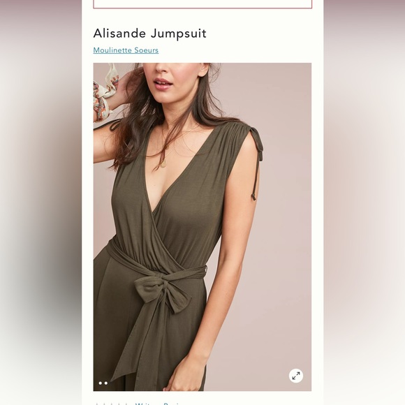 Gorgeous cranberry Moulinette Soeurs Alisande Jumpsuit from Anthropologie - Picture 6 of 6